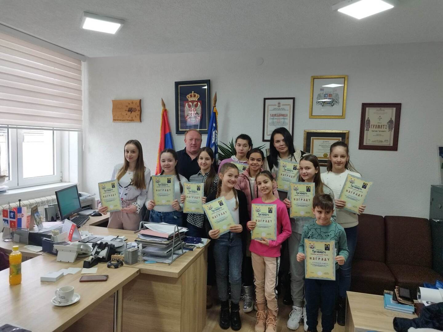 Поводом Светог Саве општина Трговиште уручила награде ученицима Основних школа